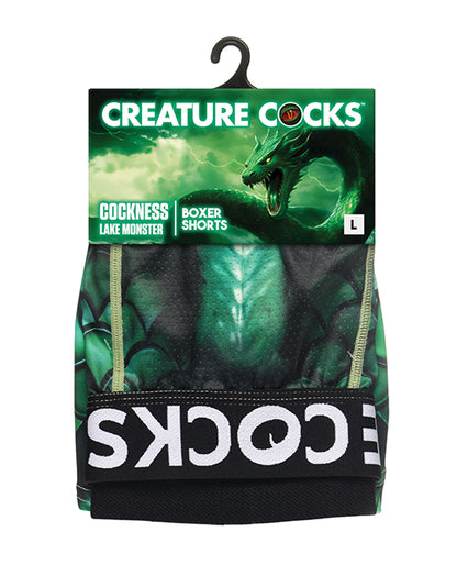 Creature Cocks - Creature Wear Cockness Monster Lake Creature Boxer Shorts - LG