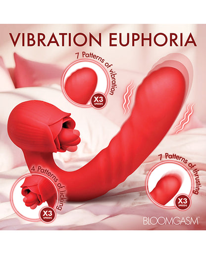 Bloomgasm - Boom Bloom Thrusting & Licking Rose Vibrator