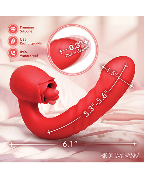 Bloomgasm - Boom Bloom Thrusting & Licking Rose Vibrator