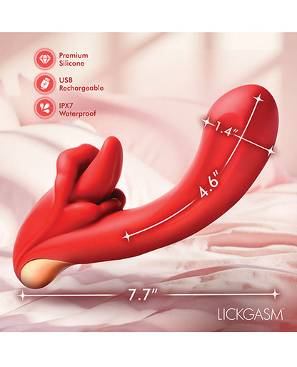 Lickgasm Lusty Licker Licking Silicone Vibrator