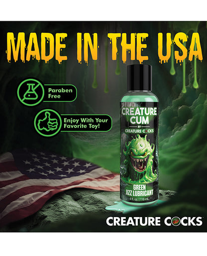 Creature Cocks - Creature Cum Green Water-Based Lubricant 4 oz