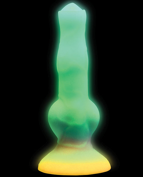 Creature Cocks - Vibrating Space Cock Glow-in-the-Dark Silicone Dildo w/Remote