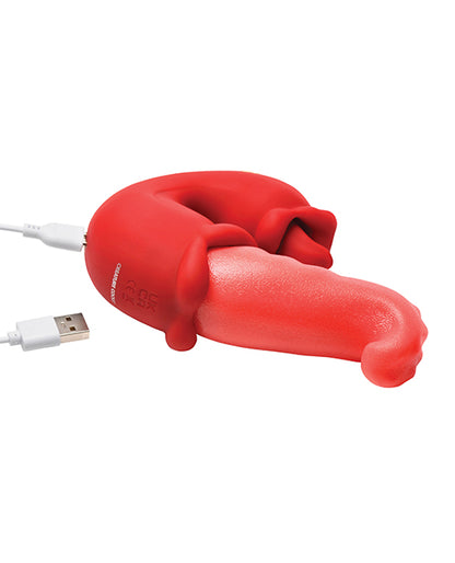 Lickgasm Lick Lasher Licking Vibrator - Red
