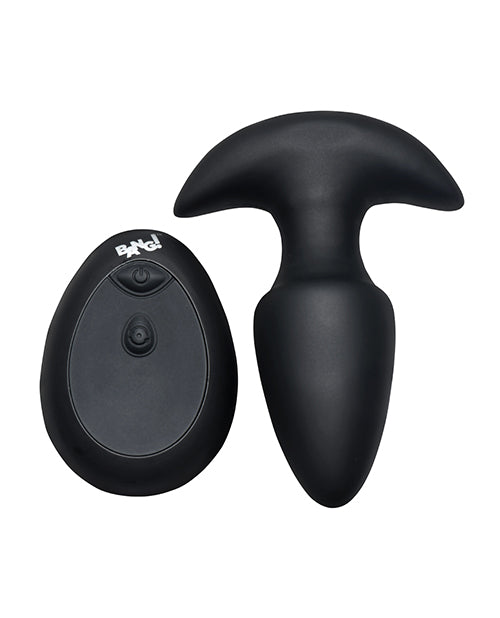 Bang! Thrusting & Vibrating Butt Plug - Black