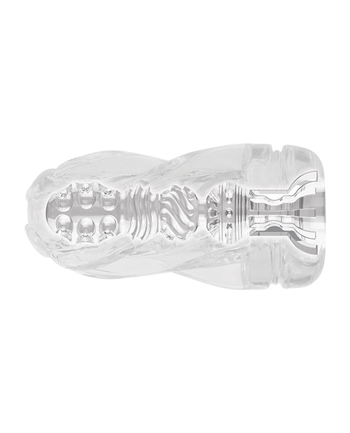 Zero Tolerance Swirl Stroker - Clear/Blue