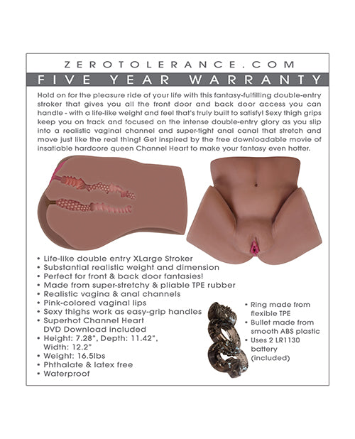 Zero Tolerance Channel Heart Movie Download w/Realistic Body Stroker