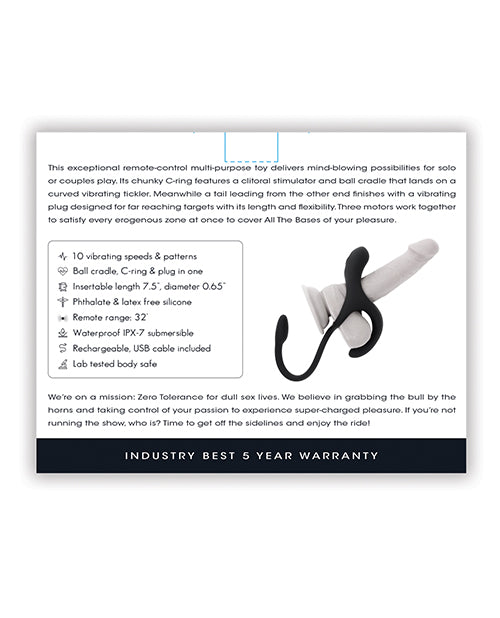 Zero Tolerance All The Bases - Black