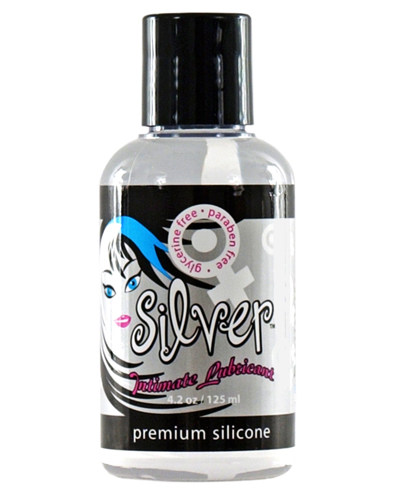 Sliquid Silver Silicone Lube Glycerine & Paraben Free - 4.2 oz