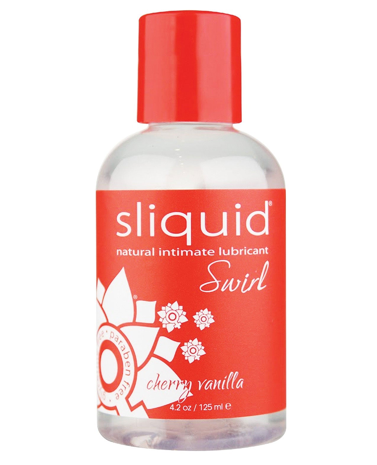Sliquid Naturals Swirl Lubricant - 4.2 oz Cherry Vanilla