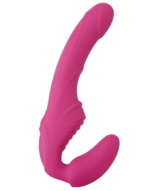 Adam & Eve Eve's Vibrating Strapless Strap On - Pink