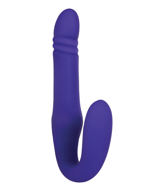 Adam & Eve Eve's Ultimate Thrusting Strapless Strap On - Purple