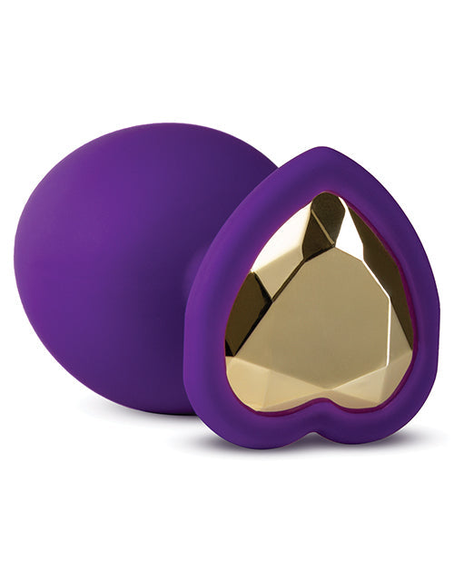 Blush Temptasia Bling Plug w/Gem Medium - Purple