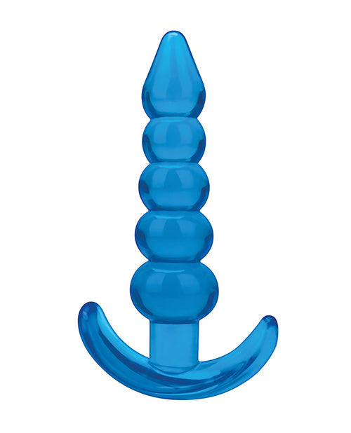 Blue Line C & B 4.5" Beaded Plug - Jelly Blue Medium