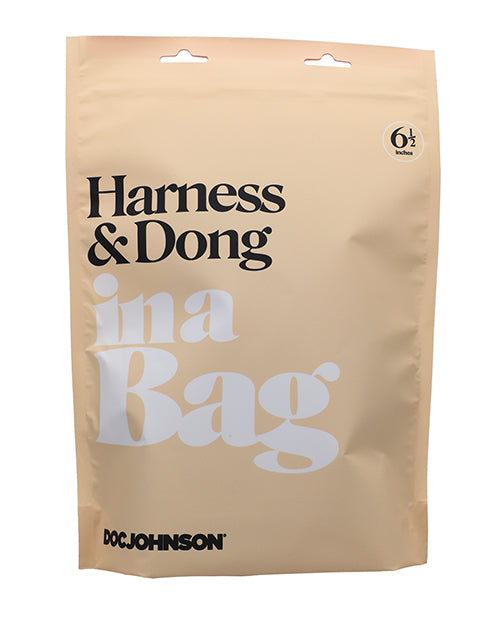 In A Bag Harness & Dong - Black