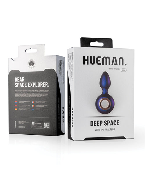 Hueman Deep Space Vibrating Anal Plug - Purple
