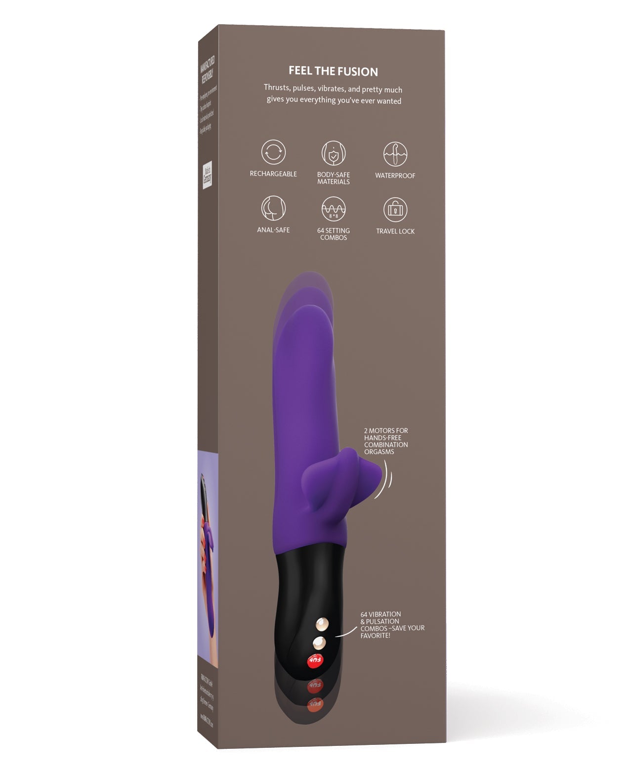 Fun Factory Bi Stronic Fusion Back and Forth Vibration - Violet