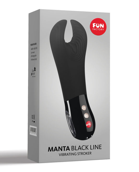 Fun Factory Black Line Manta Man Tools - Black