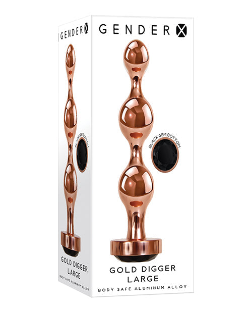 Gender X Gold Digger Large - Rose Gold/Black