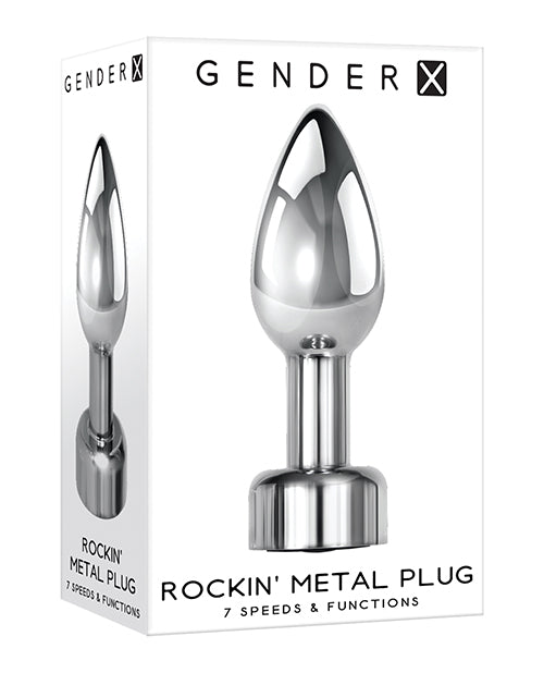 Gender X Rockin Metal Plug - Chrome