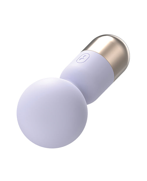 Pokewan Pocket Mini Vibrating Wand Massager - Pale Violet