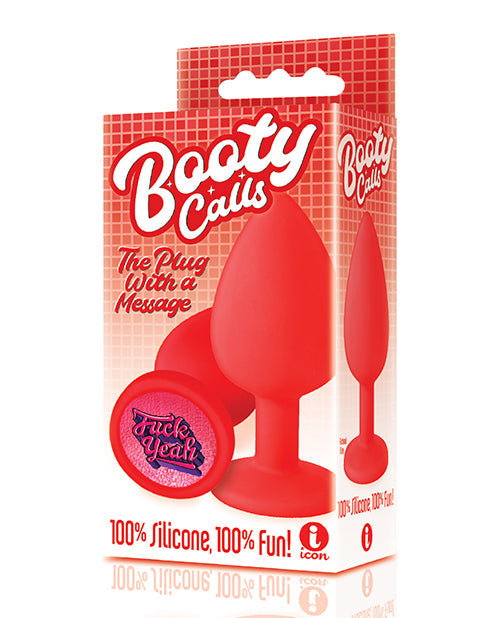 The 9's Booty Calls Fuck Yeah Plug - Red
