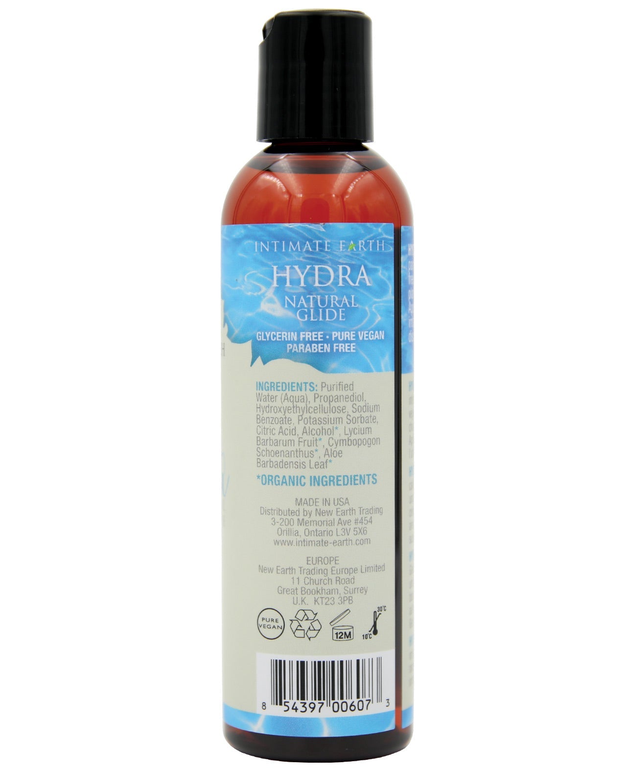 Intimate Earth Hydra Plant Cellulose Water Based Lubricant - 120 ml