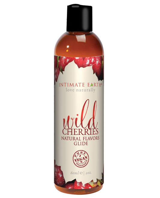 Intimate Earth Natural Flavors Glide – 60 ml Wild Cherries