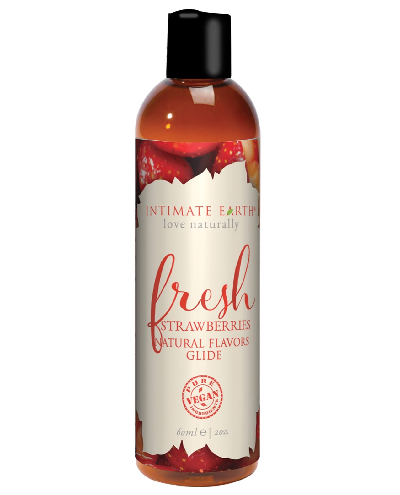 Intimate Earth Natural Flavors Glide – 60 ml Fresh Strawberries