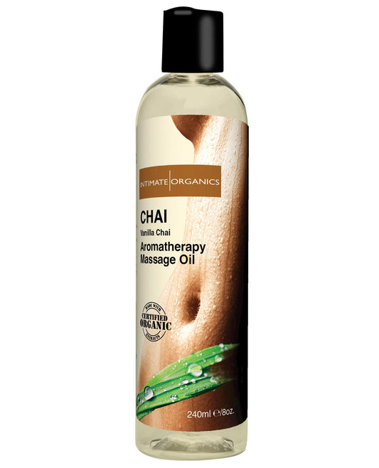 Intimate Earth Chai Massage Oil - 240 ml Vanilla & Chai