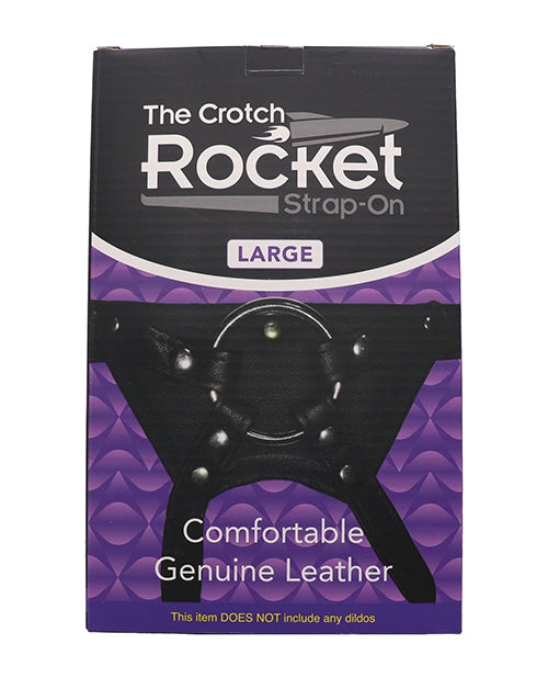 Locked in Lust Crotch Rocket Strap-on Large - Black