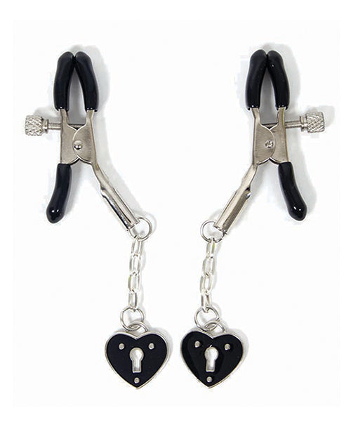 Sexy AF Nipple Clamps - Black Heart Charms