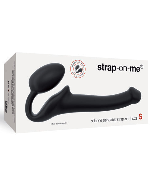 Strap on Me Silicone Bendable Strapless Strap on Small - Black