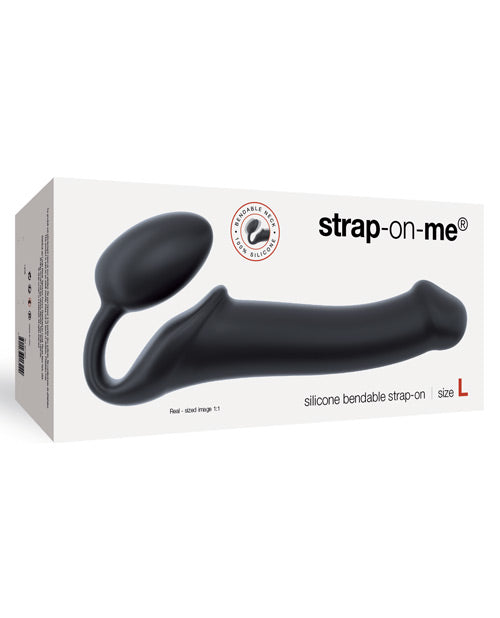 Strap on Me Silicone Bendable Strapless Strap on Large - Black