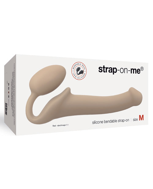 Strap on Me Silicone Bendable Strapless Strap on Medium - Flesh