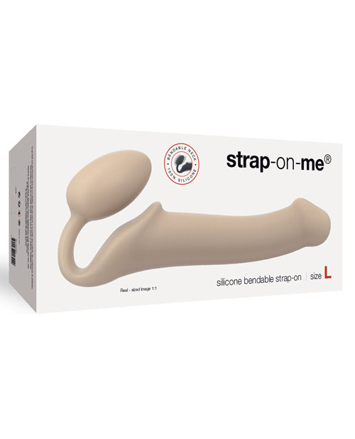 Strap on Me Silicone Bendable Strapless Strap on Large - Flesh