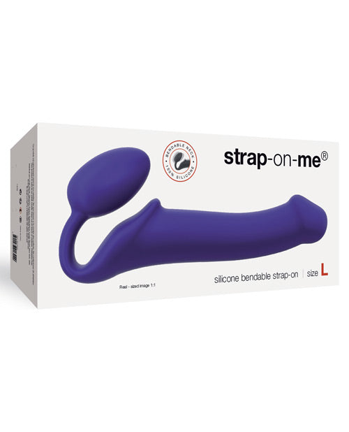 Strap on Me Silicone Bendable Strapless Strap on Large - Purple