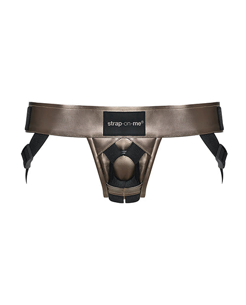 Strap on Me Leatherette Harness Curious - Bronze O/S