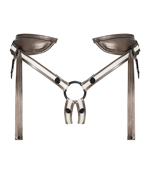 Strap On Me Leatherette Harness Desirous - Brone O/S