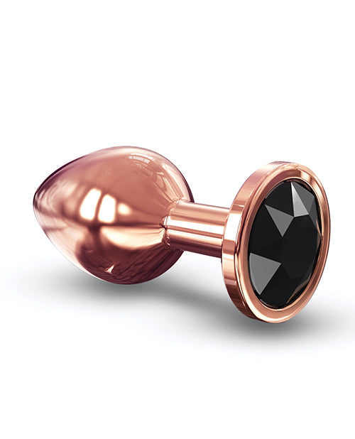 Dorcel Aluminium Bejeweled Diamond Plug - Rose Gold Medium