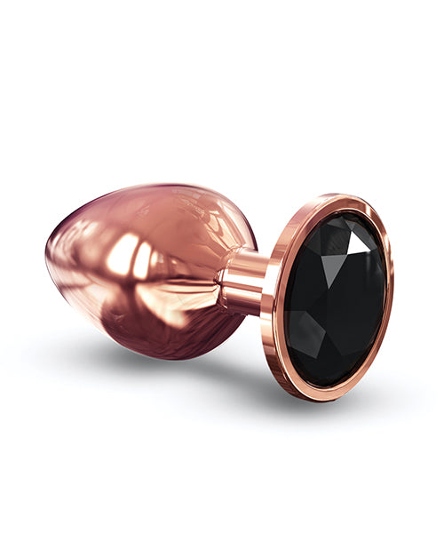 Dorcel Aluminium Bejeweled Diamond Plug - Rose Gold Large