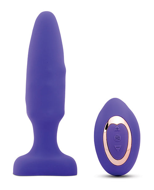 Nu Sensuelle Fino Roller Motion Plug - Ultra Violet