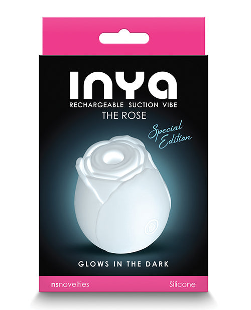 INYA The Rose Rechargeable Suction Vibe - Glow in the Dark