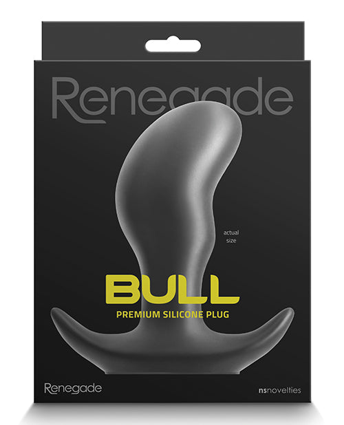 Renegade Bull Medium Butt Plug - Black