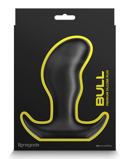 Renegade Bull Medium Butt Plug - Black