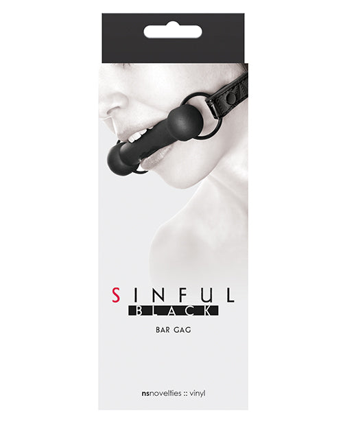 Sinful Bar Gag - Black