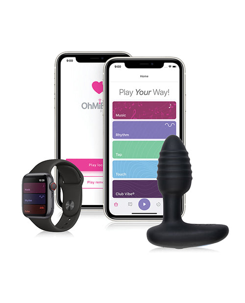 OhMiBod Lumen LED Pleasure Plug - Black