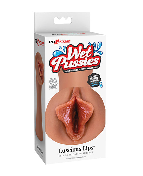 PDX Extreme Wet Pussies Luscious Lips - Tan