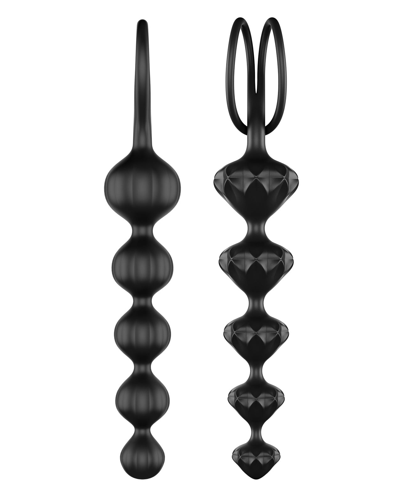 Satisfyer Love Beads Soft Silicone Beads - Black