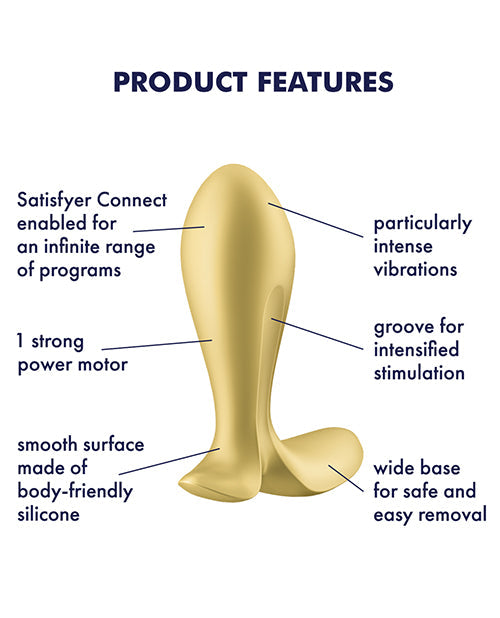 Satisfyer Intensity Plug - Gold