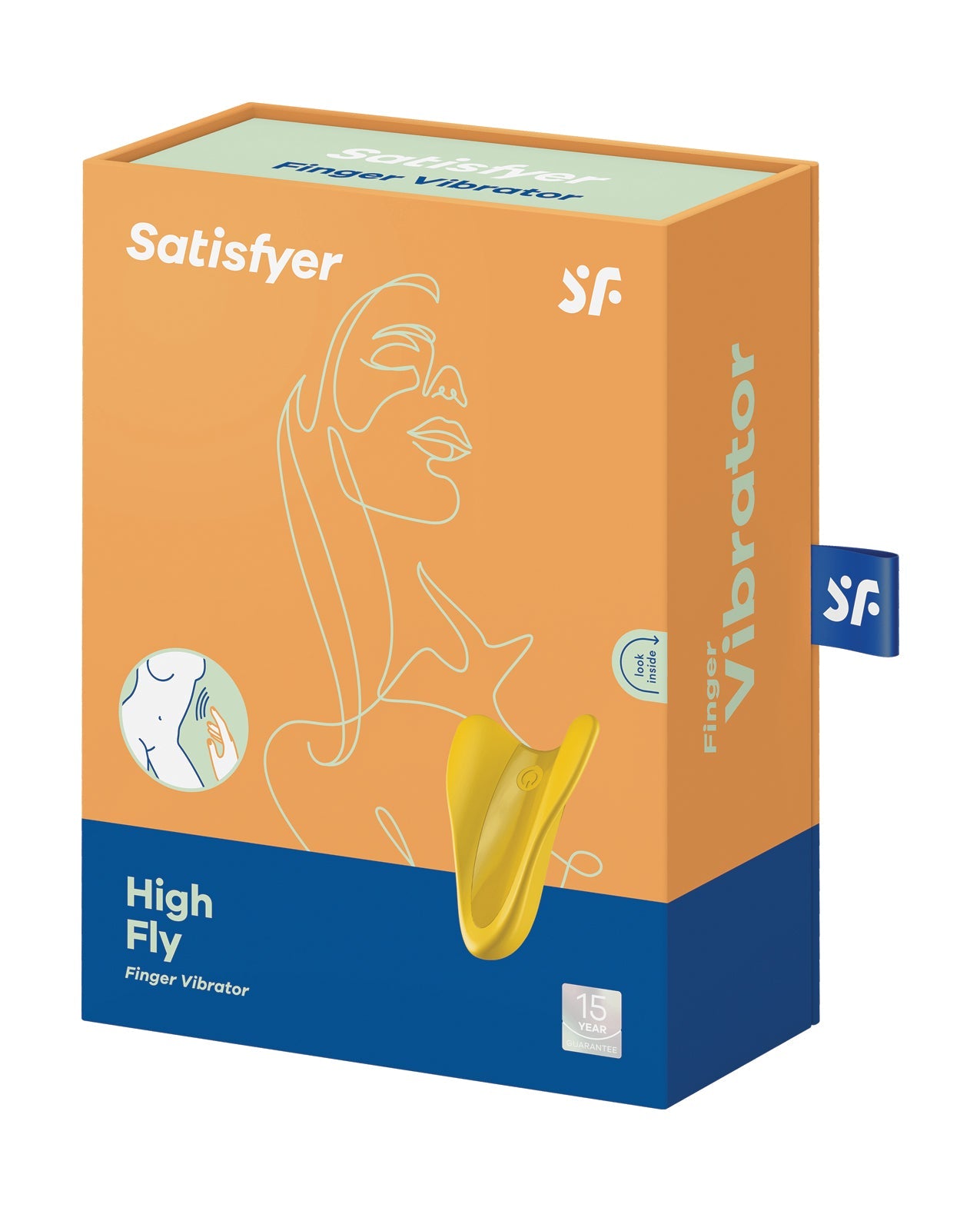 Satisfyer High Fly Finger Vibrator - Yellow